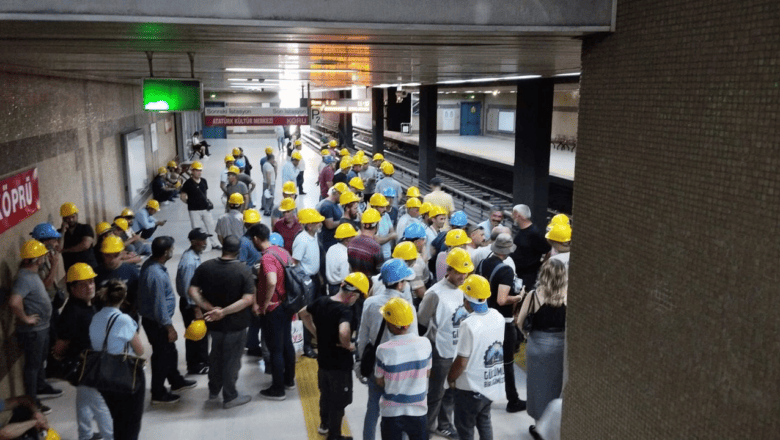 Maden İşçilerinin Protestosu