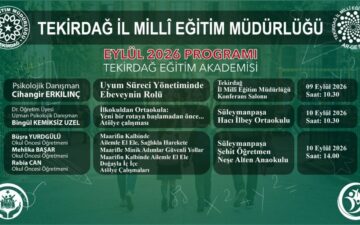 Eylül Ayı Etkinlikleri